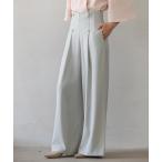ショッピングワイドパンツ 【生地リニューアル】フロントパールワイドパンツ