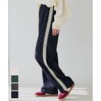 カットジョーゼットサイドラインパンツ 全4色
