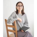 ラメスパンコールニットプルオーバー