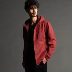 ショッピングスウェード 【24年モデル EC限定再販売】アラカルトスウェード調 ジップアップパーカー