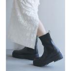 タンクソールサイドニットブーツ