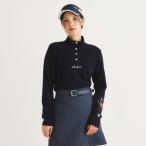 【吸湿発熱】ラインストーンデザイン 長袖プルオーバー