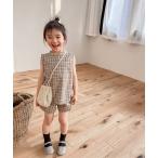 ショッピング韓国子供服 【aimoha-KIDS-】韓国子供服 チェック柄セットアップ