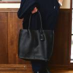 【WEB限定】SHIPS: 合成皮革 ビズ トート バッグ (クラッチバッグ付き)