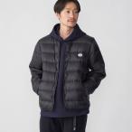 【WEB限定/SHIPS別注】TAION: ロゴワッペン ナイロン クルーネック インナーダウン カ