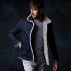 裏ボアムートン風スタンドブルゾン