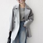 SHIPS any: ウール コクーン テーラード ショート コート 25AW