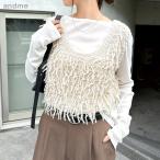 ショッピングアンドミー ループ ツイスト編み ニット ベスト