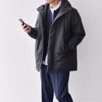 【WEB限定】SHIPS any_ 〈撥水・防風等〉多機能 中綿 フード ミドル コート 24FW◇