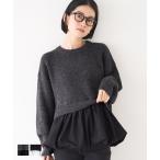 ショッピングcoca バルーンレイヤードニットトップス 全2色