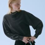 【サステナブル・洗える】ボールバイオ加工スウェットシャツ