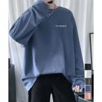 メンズtシャツ 長袖 ロンTクールネック