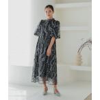 結婚式・二次会・セレモニーシーン対応　ワンピース・パーティードレス　ボリュームスリーブAラインドレス