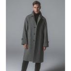 【山栄毛織】カントリーツイード ステンカラーコート