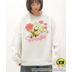 ショッピングオリジナルデザイン 【スポンジ・ボブ】 オリジナルデザイン 裏起毛クルーネックスウェット