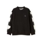 STUD MUFFIN／スタッドマフィン／シャギーチェックパッチワーク スエットシ