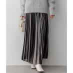 ホイルプリントプリーツ スカート