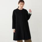 ショッピングcolors SHIPS Colors: ウール バックプリーツ ノーカラーコート