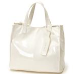 カシュカシュ cachecache / ソフトエナメルスクエア手提げトートS