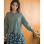【8色展開・手洗い可】ウールカシミヤミックス Vネックニット