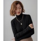 ショッピングlee 【見上愛さん着用/LEE10月号掲載】レイヤードタートル カットソー