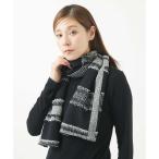 [日本製]ウール混チェック柄ストール