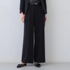 ショッピングワイドパンツ 【洗える／UVケア／スーツ】ストレッチワイドパンツ