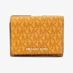 ショッピングシグネチャー JET SET TRAVEL コンパクト ウォレット ミディアム - MKシグネチャー