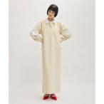 ショッピングサステナブル商品 【サステナブル】ポロシャツニットワンピース