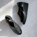 ショッピングウェッジソール 【25春夏新作】本革 日本製 厚底 オープントゥ ウェッジソールサンダル