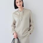 【日本製／SETUP可能】スカーフデザインブラウス