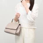 LORISTELLA◆シュリンクレザーフラップハンドバッグ