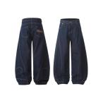 HOOK -select- 逆さデザインバルーンジーンズ