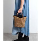 ショッピングカゴバッグ 【COOCO クーコ】ラタン カゴバッグ ナチュラル かごバッグ