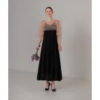 ティアードフリルチュールボレロワンピースドレス