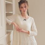 ルームウエア　 T/R天竺エアリーリボン