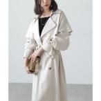 ケープ付きロングトレンチコート
