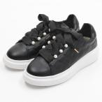 ショッピングパール パールビジュー付きリボンスニーカー