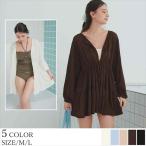 ショッピングラッシュガード 【SEA DRESS】ティアードロングカーディガン/ラッシュガード