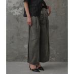 ショッピングサステナブル商品 【EMOELLE】・【サステナブル】ドレスデニムパンツ