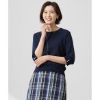 【洗える】BASIC HT COTTON クールネック プルオーバー