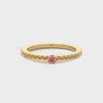 ゴールドトルマリンピンキーリング