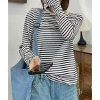 ボーダーカジュアルTシャツ