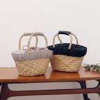 カシュカシュ cachecache / 口元かがりカゴバッグ