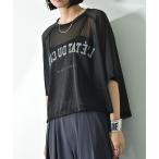 カレッジロゴシアーカットソー