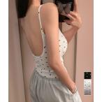 背中開きキャミソール カップ付き