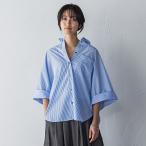ショッピングカフス ワイドカフスドルマンシャツ≪洗濯機で洗える≫