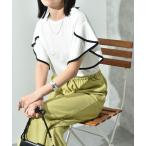 接触冷感カノコ袖パイピングプルオ