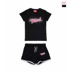 DIESEL ブランドロゴ半袖Tシャツショートパンツセットアップ