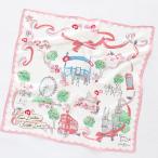 キャス キッドソン 大判 綿シルクハンカチ LOVELY LONDON 【Cath Kidston】